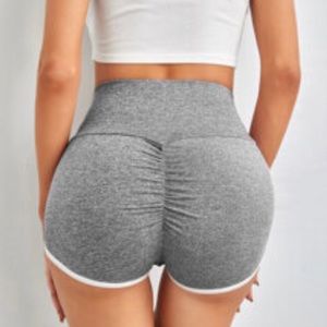 Ruched Grey Shorts